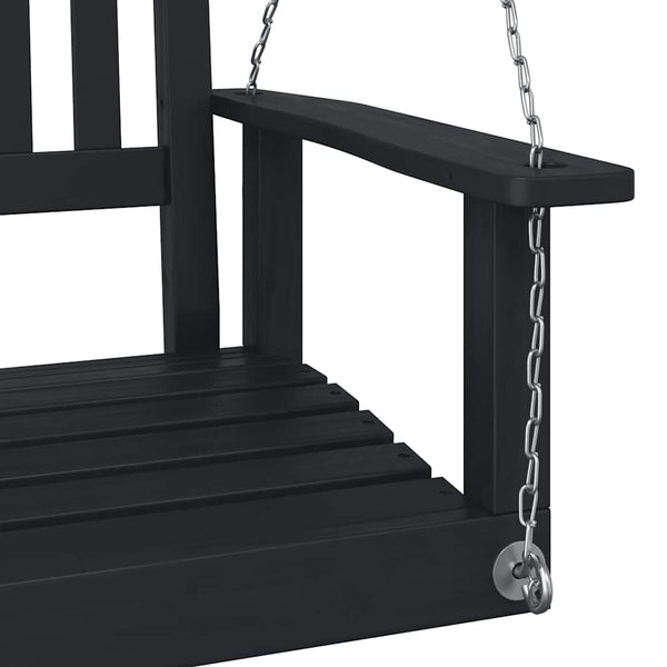 Garten Hängesessel Schwarz Tanne Massivholz