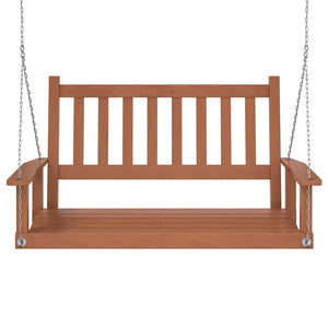 Hollywoodschaukel Braun Massivholz