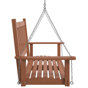 Hollywoodschaukel Braun Massivholz