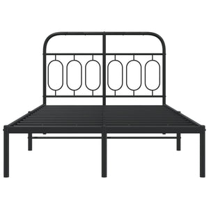 Bettgestell Metall Schwarz 120x190 cm