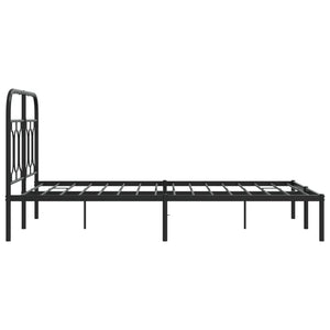 Bettgestell Metall Schwarz 120x190 cm
