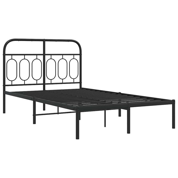 Bettgestell Metall Schwarz 120x200 cm