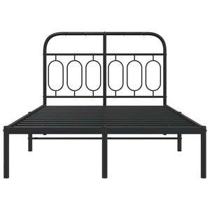 Bettgestell Metall Schwarz 120x200 cm