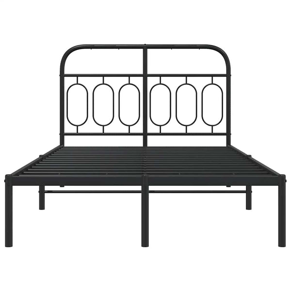 Bettgestell Metall Schwarz 120x200 cm