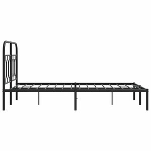 Bettgestell Metall Schwarz 120x200 cm