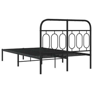 Bettgestell Metall Schwarz 120x200 cm