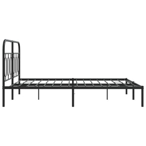 Bettgestell Metall Schwarz 140x200 cm