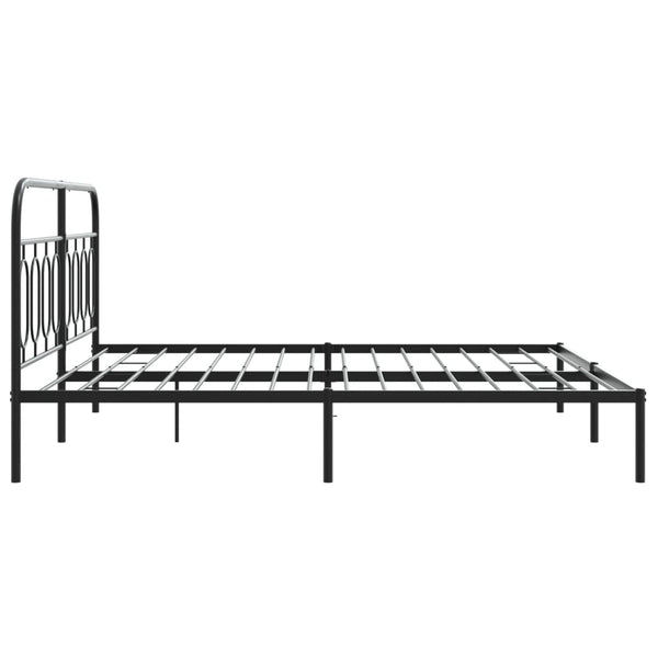 Bettgestell Metall Schwarz 180x200 cm