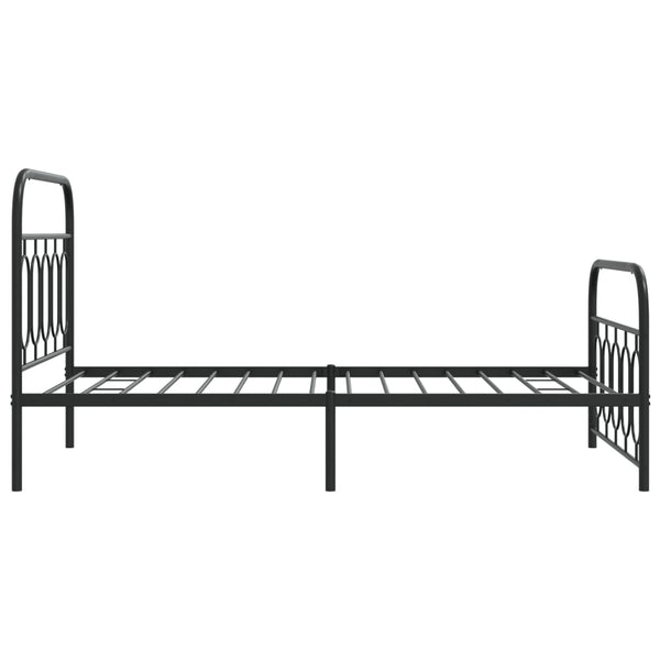 Metallbett 107x203 cm mit Kopf- und Fußteil