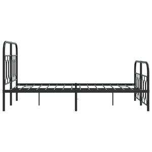 Bettgestell Metall Schwarz 120x200 cm