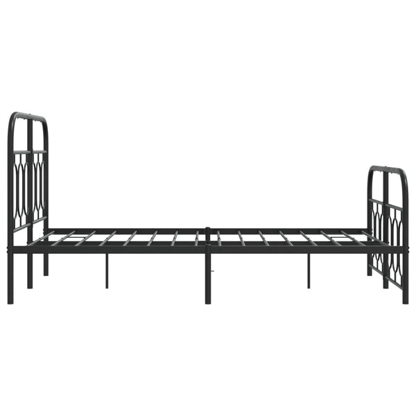 Bettgestell Metall Schwarz 120x200 cm