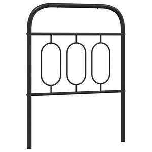 Ersatz Kopfteil Metall Schwarz 75 cm