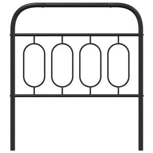 Schwarzes Metall Kopfteil 90 cm