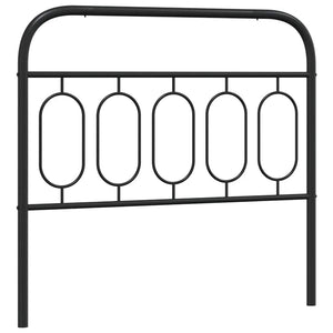 Schwarzes Metall Kopfteil 100 cm