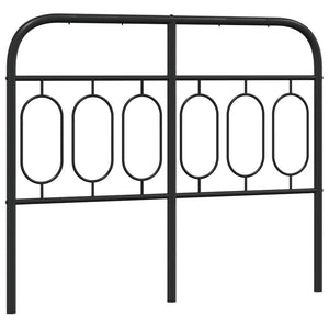 Schwarzes Metall Kopfteil 120 cm