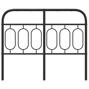 Schwarzes Metall Kopfteil 120 cm