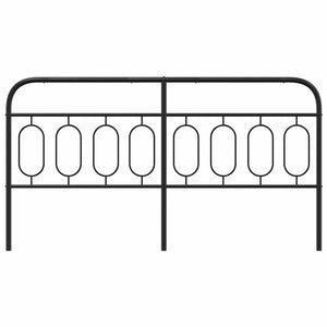 Schwarzes Metall Kopfteil 160 cm