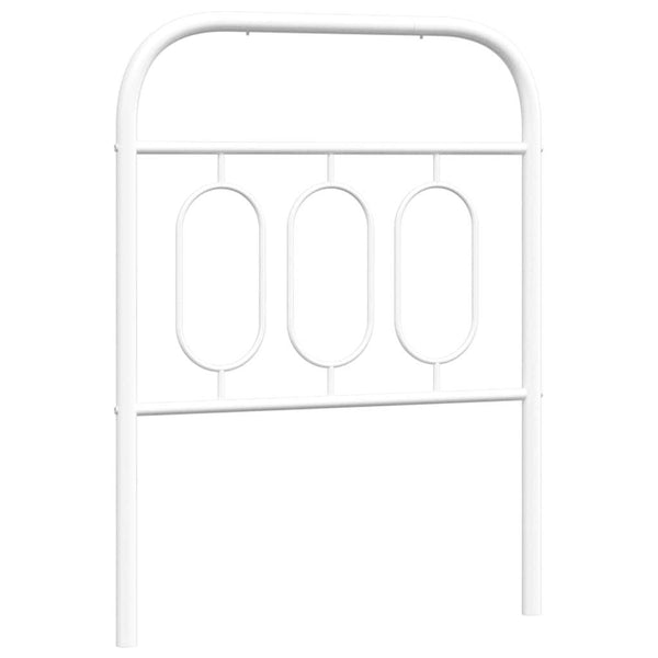 Weißes Metall Kopfteil 75 cm
