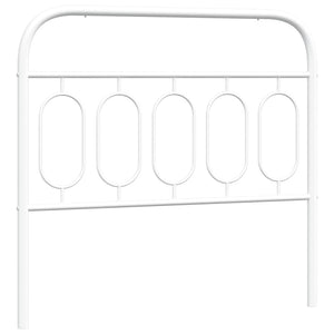Metall Kopfteil Weiß 100 cm