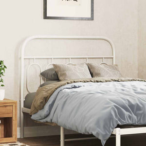 Weißes Metall Kopfteil 107 cm