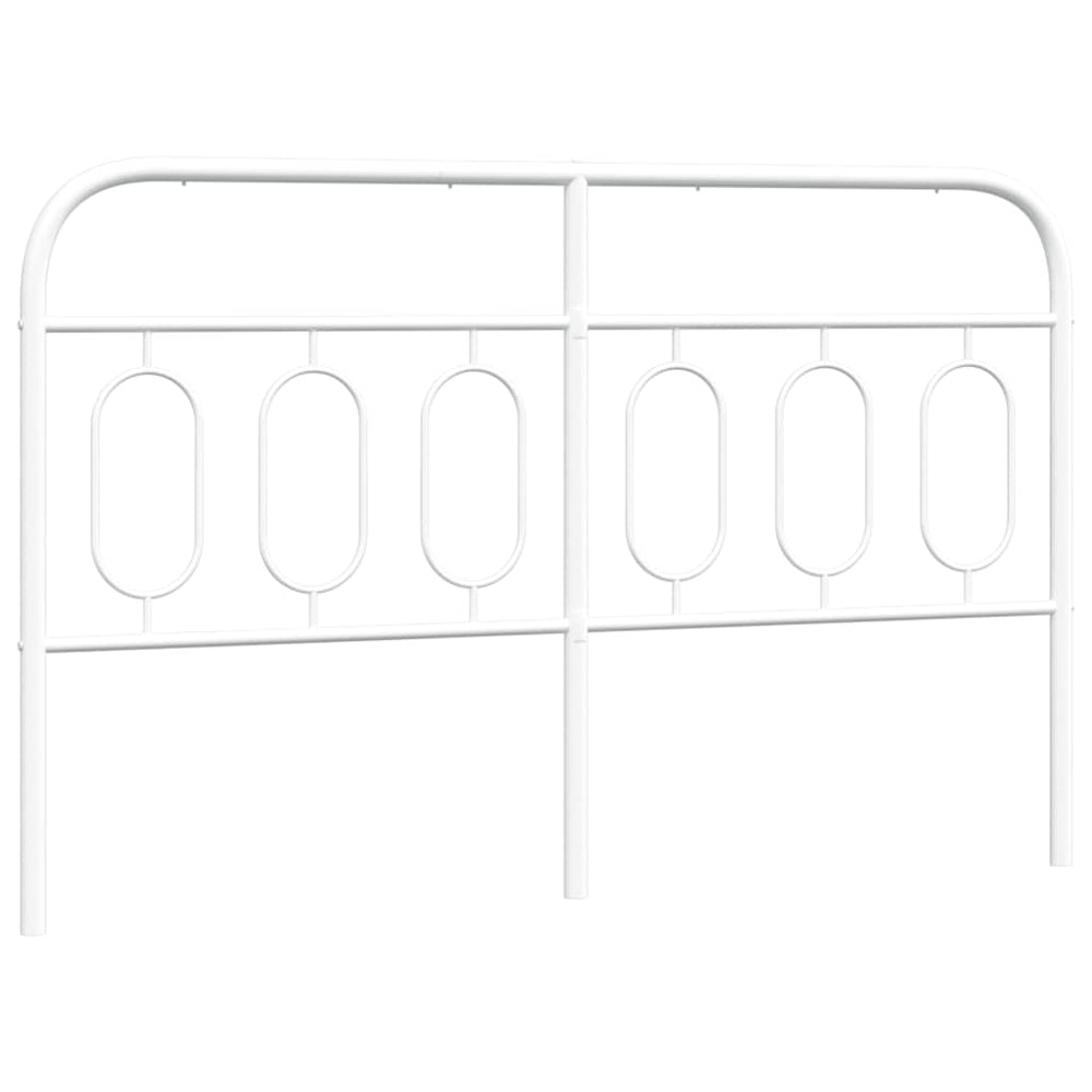 Weißes Metall Kopfteil 150 cm