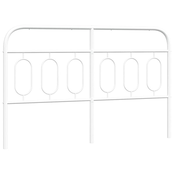Weißes Metall Kopfteil 150 cm