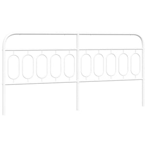 Weißes Metall Kopfteil 200 cm