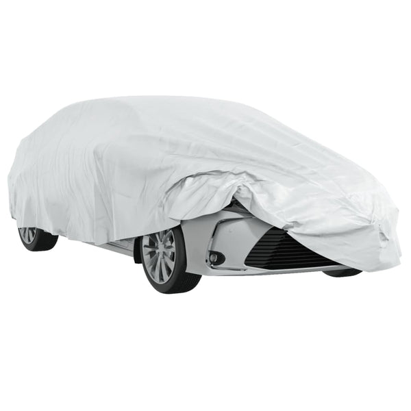 Autoabdeckung Limousine Silber L
