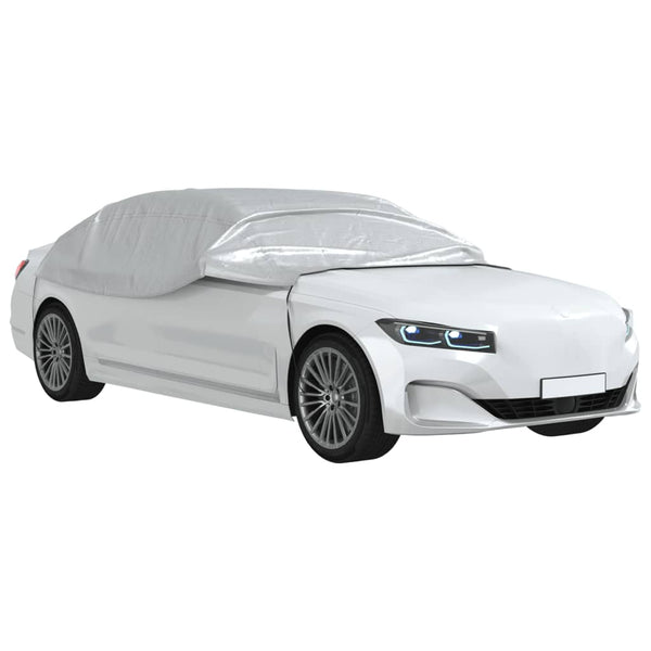 Auto Halbgarage Silber XL