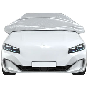 Auto Halbgarage Silber XL