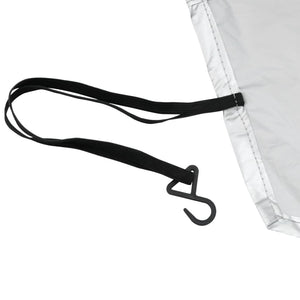 Auto Halbgarage Silber XL