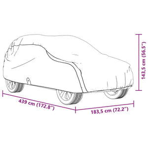 SUV Autoabdeckung Grau M
