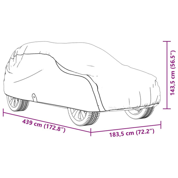 SUV Autoabdeckung Grau M