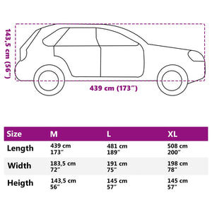 SUV Autoabdeckung Grau M