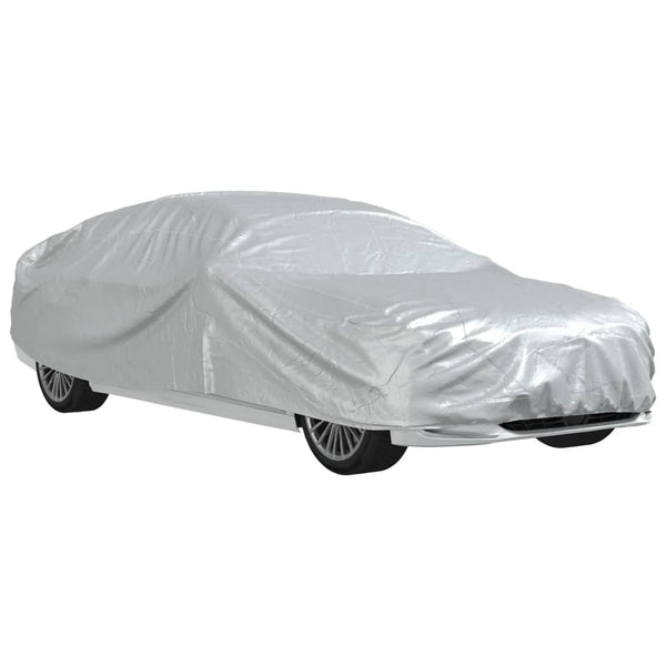 Autoabdeckung Limousine Silber M