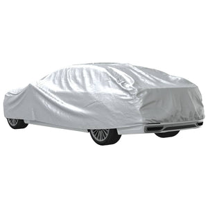 Autoabdeckung Limousine Silber M