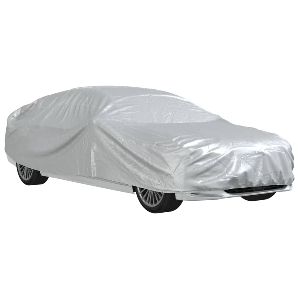 Autoabdeckung Limousine Silber L