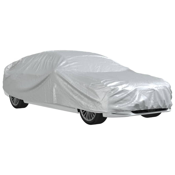 Autoabdeckung Limousine Silber L