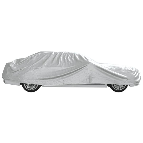 Autoabdeckung Limousine Silber L