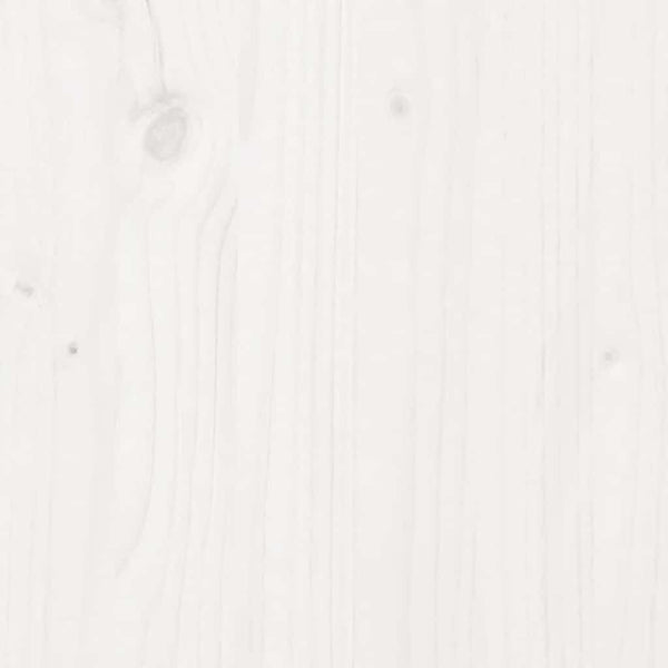 Kinderbett Dachaufsatz Weiß Kiefer Massivholz