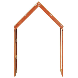 Kinderbett Dach Kiefer Massivholz 60x99x139,5 cm