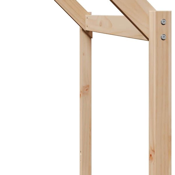 Kinderbett Dach Massivholz Kiefer 213x85,5x144,5 cm