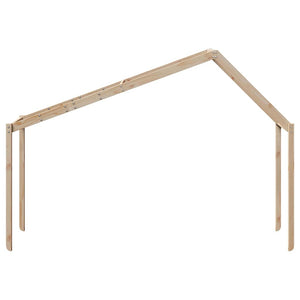 Kinderbett Dach 203x80,5x142 cm Kiefer Massivholz