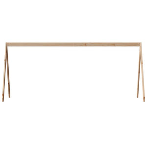 Kinderbett Dach Kiefer Massivholz 199x95,5x88 cm