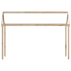 Kinderbett Dach Massivholz Kiefer 217x85,5x154 cm