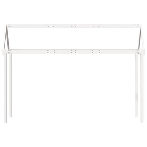 vidaXL Toit de lit enfant Blanc 207x95,5x159 cm Bois de pin massif