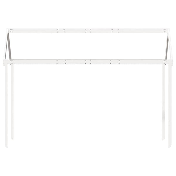 vidaXL Toit de lit enfant Blanc 207x95,5x159 cm Bois de pin massif