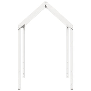 vidaXL Toit de lit enfant Blanc 207x95,5x159 cm Bois de pin massif