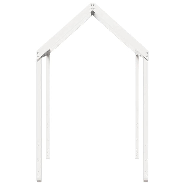 vidaXL Toit de lit enfant Blanc 207x95,5x159 cm Bois de pin massif