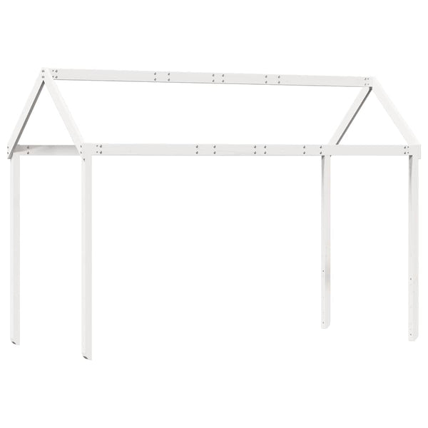 vidaXL Toit de lit enfant Blanc 207x95,5x159 cm Bois de pin massif